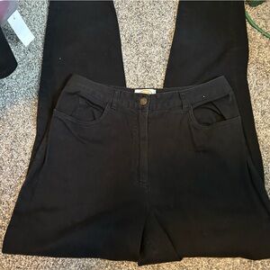 Talbots Women's Black Flare Jeans